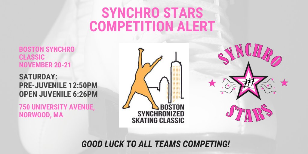 Looking forward to our first competition this season!  #gosynchrostars #synchroskate #bostonsynchroclassic2021 #skatingclubofboston