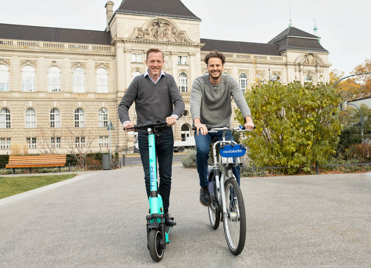 .@tierscooters acquires <a href="/nextbike/">nextbike</a>, in an effort to becoming one of the biggest micromobility operators in the world! 💰🛴🤝🚲