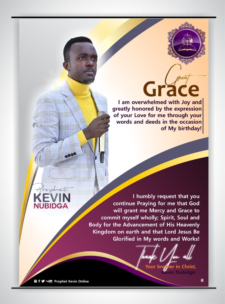 ProphetKevin_'s tweet photo. Great Grace, 
 I am overwhelmed with Joy and greatly honored by the expression of your Love for me through your words and deeds in the occasion of My birthday! 

I humbly request that you continue Praying for me.
Thank you All, 
Your brother in Christ,
Kevin Nubidga https://t.co/7iPGXQavIs