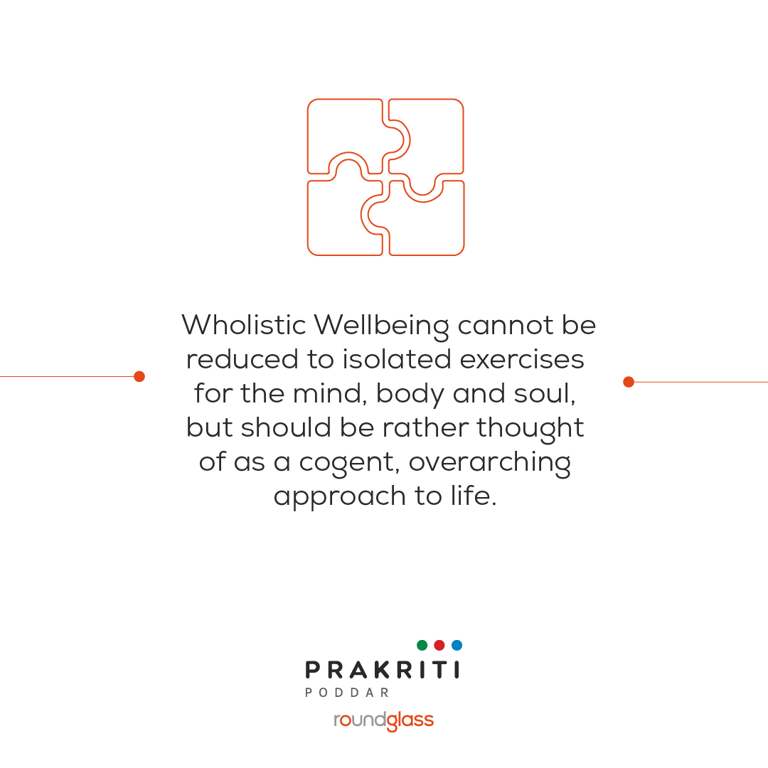 prakritipoddar_'s tweet photo. #WholisticWellbeing cannot be reduced to isolated exercises for the #mind, #body and #soul, but should be rather thought of as a cogent, overarching approach to life.

#wholisticwellbeing 
#roundglass 
#mentalhealthawareness #mentalhealth 

@RoundGlass_ 
@RgFoundation1 https://t.co/qpQKagdkfC