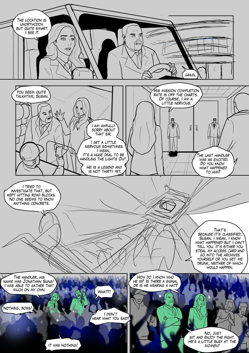 LingoComics's tweet photo. First artist's page 2 of the script. Update! Cover coming soon! Follow, like and share. #comics #mma #superhero #lightsout #fight #fighter #nft #comingsoon #thanks #collector #collectibles #collection #comic #lightsout #austinlingo #signed #numbered #authentic #sports https://t.co/ZKbHO7ll9u