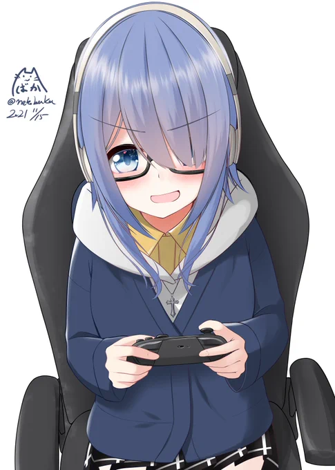 ゲームしてるカヤちゃん
#七星ギャラリー 
