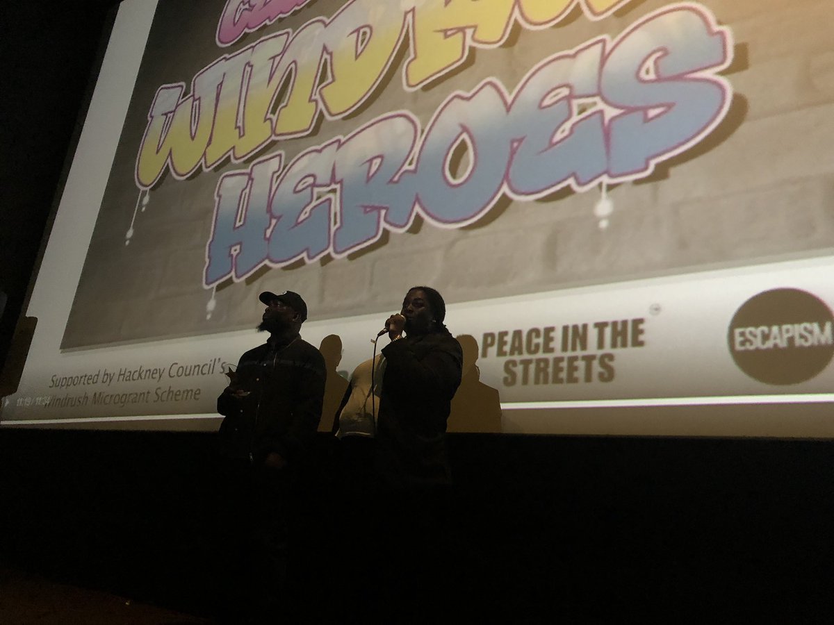 ArchivesHackney's tweet photo. Great fun connecting with the #Windrush19 group last week at Peace in the Street’s ‘Windrush Heroes’ event. 2021 calendar dropping soon! Vv exciting to see @ArchivesHackney on the big screen @HackneyPH !!! Inspired to curate more for the cinema space - watch this space… https://t.co/fdn3PzB57Y