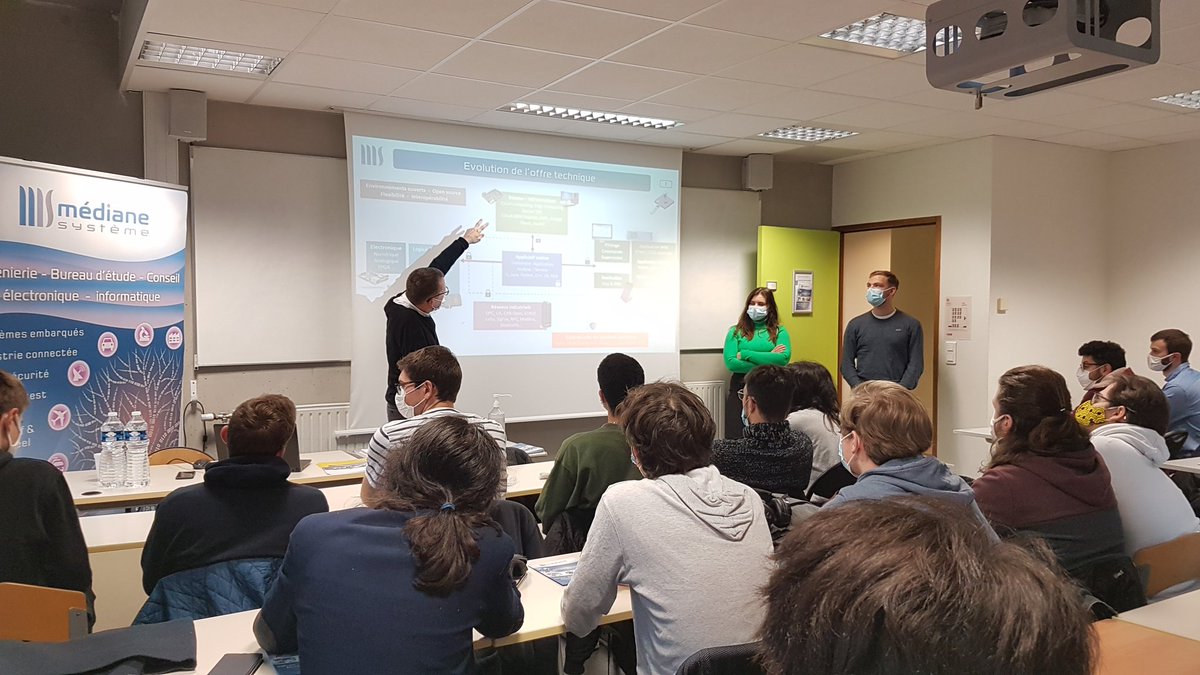 audrey_dangelo_'s tweet photo. C'est parti pour les conférences métiers ingénieurs à @TelecomStE 📣 Bonnes conférences à tous et merci aux entreprises présentes ! 👍 https://t.co/VcnM81wX0R