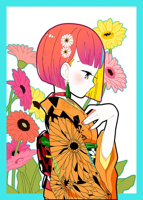 本日 #着物の日 とお聞きしましたので 