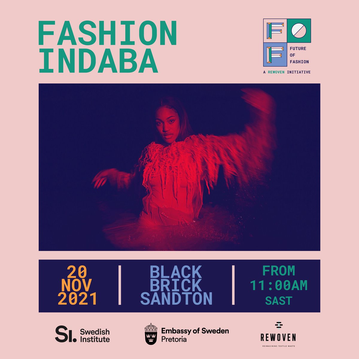 Future of Fashion Indaba is here! Join us this year as we explore Ubuntu and Fashion: The Shared Economy and the Future of Fashion. 

We´ve an exciting &amp; eventful line-up of masterclasses, exhibitions &amp; panel discussions. Register bit.ly/3wLUYfE. #FoF21 ♻️