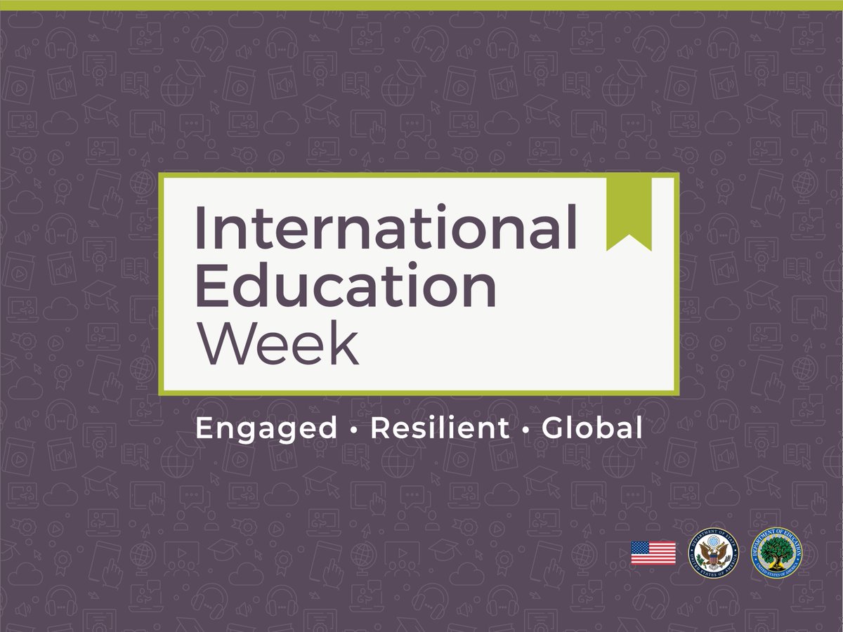 U.S. Department of Education (@usedgov) on Twitter photo Happy #InternationalEducationWeek! #IEW celebrates the benefits of international education & exchange – part of ED & <a href="/StateDept/">Department of State</a>’s efforts to prepare Americans for a global environment & attract future leaders from abroad to study & learn. iew.state.gov #IEW2021 Happy #InternationalEducationWeek! #IEW celebrates the benefits of international education & exchange – part of ED & <a href="/StateDept/">Department of State</a>’s efforts to prepare Americans for a global environment & attract future leaders from abroad to study & learn. iew.state.gov #IEW2021