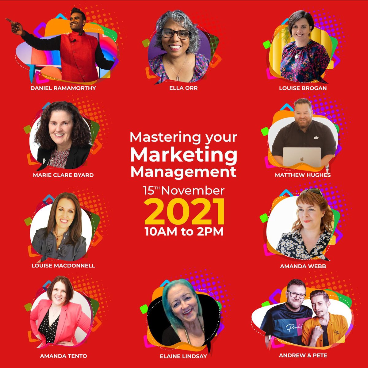 mmmarketingcom's tweet photo. That's a wrap! Thank you sooooo much to all our speakers @iamdanram @muchmoresocial @LouiseBrogan_ @NowMediaLIVE @RealKingofVideo @Louisemcdsocial @Spiderworking @troolsocial @AndrewAndPete you were all fantastic!
#DMAT21 #MondayMotivation https://t.co/E7HUtTCNOE
