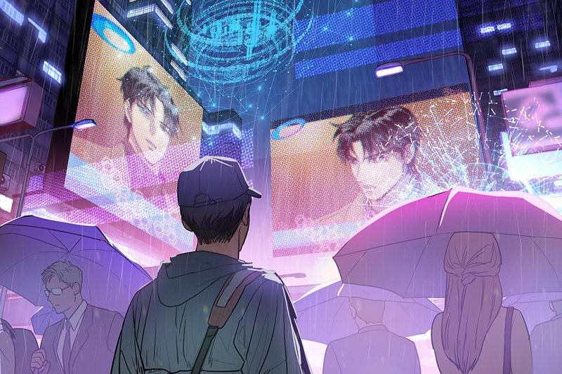 이건 연재 확정 전에 이미지잡으려고 그렸던 그림인데 회상장면에 잠깐 쓰였어요. 앞으로도 나올 일은 없는 비하인드샷이라 풀고 갑니다