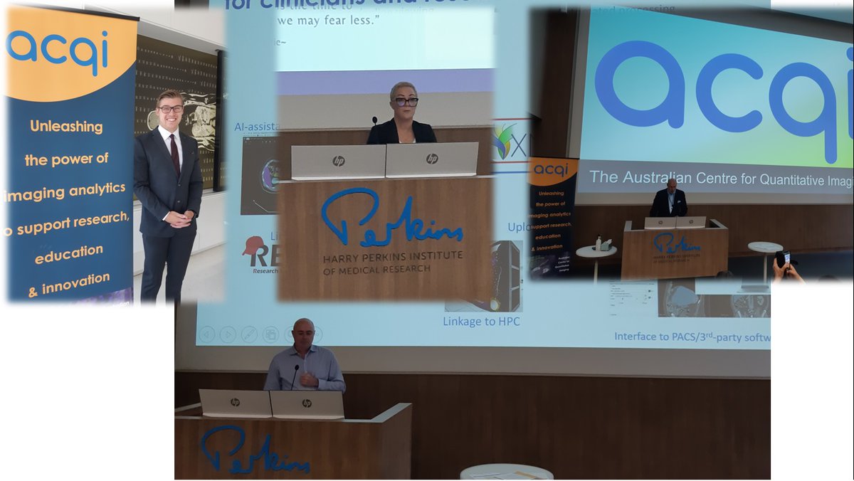 MedicalUwa's tweet image. Well done to all fantastic presenters in today&apos;s #ACQI symposium and workshop.👏
Great talks and discussions.
Thanks to organizers of this event, especially the wonderful team at UWA Medical Physics.

ACQI= The #Australian Centre for #QuantitativeImaging

@UWAresearch #AI #Perth