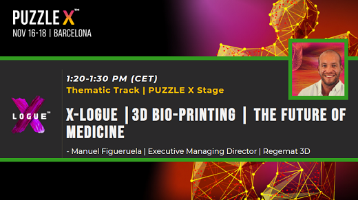 REGEMAT3D's tweet photo. Don't miss Manuel Figueruela García at PUZZLE X™ this wedneday 17th of November! Follow the link to register and attend the event virtually 👉 https://t.co/SK41QCxi2P
#sdgs2030 #goodhealthwellbeing #industry #innovation #infraestructure #science #materialstech https://t.co/xbYBtAfNAD