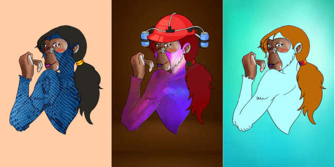 Lady Ape Squad on OpenSea! Floor price .015 ETH on polygon. Share this post with #LadyApeSquad &amp; tag 3 friends, join our telegram for a chance to win a free NFT 
Opensea: opensea.io/collection/lad… 
 
 #NFT #NFTcollection  #NFTCommunity