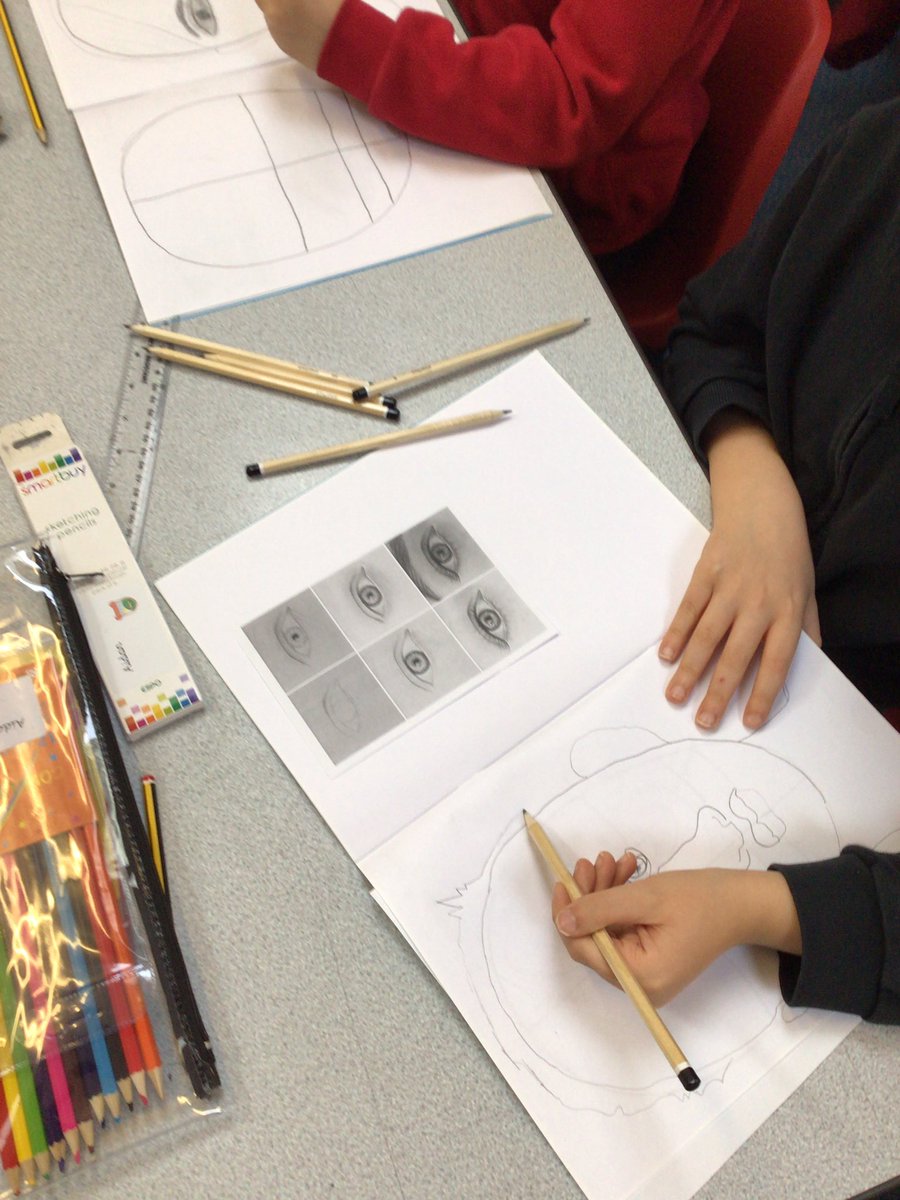 HighamRISE's tweet photo. #Class2 have been practising their proportions for portraits. #discoveringtalents #artists #creativity https://t.co/PaUtOlXOtl