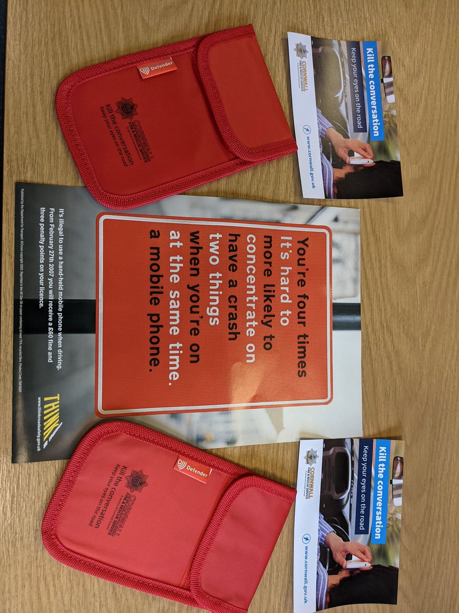 ****FREE**** This Friday (19.11.21) we will be handing out free mobile phone signal blockers in Lostwithiel as part of Road Safety Week 🙂🚒🚗🚕.  

brake.org.uk/road-safety-we…

DM for more info.