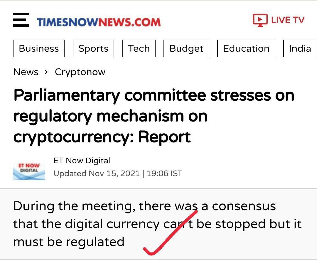 salmank882gmail's tweet photo. @Btcexpertindia Regulation 💵 https://t.co/EKWjhs93DM