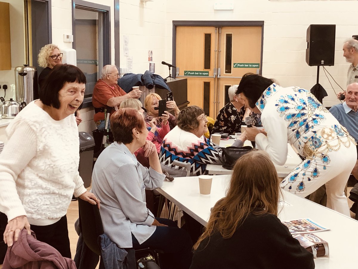 WarmToastyClub's tweet photo. When Elvis came to #greenstead
Our recent #MemoryAfternoon @GreenCommCentre was a really lovely afternoon and made with love.
@TNLComFund @TNLUK @yourcolchester @Community360org @ColBoroughHomes @AgeColchester @ColneRadio @NEECCG @Snippetcuts
#community #Music #laughter https://t.co/UZ4oA8Ka6B