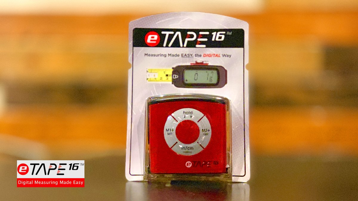 eTAPE16's tweet photo. Most people have multiple tape measures. It's time to buy the only one you'll ever use.

https://t.co/kBHfOncLfk https://t.co/zKePBx2iDd