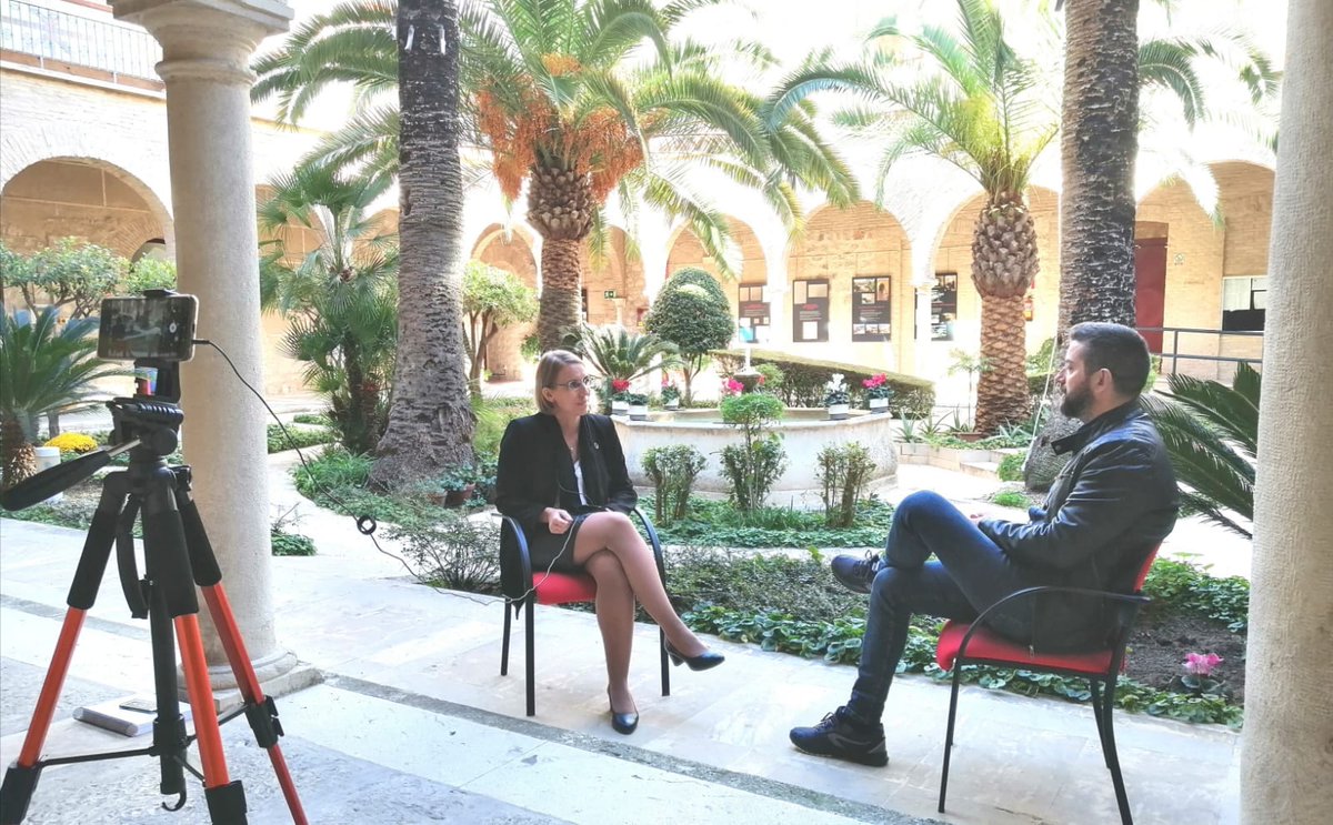 🎥 Esta mañana hemos estado grabando un encuentro con <a href="/IHerrador/">Inmaculada Herrador</a>
Directora del @IIPlanEJaen  
👉Hemos tratado de dar mucha más información de la gran labor diaria qué realiza junto a su gran equipo, en el desarrollo económico y social de la provincia. En breve verá la luz‼️