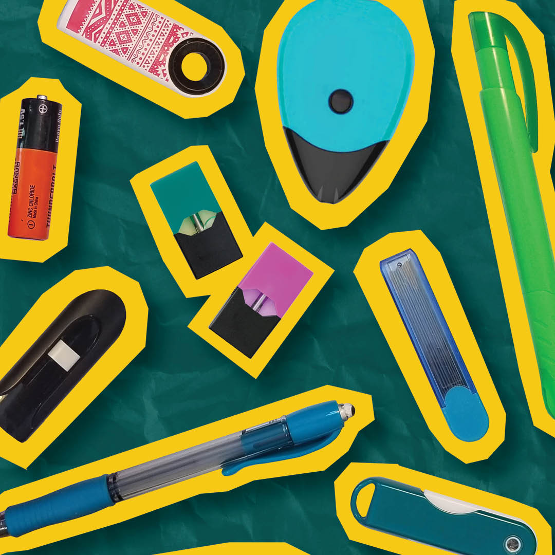MakeSmkngHistry's tweet photo. Can you spot the e-cigarette? Some resemble pens, USB sticks, and other everyday items. Learn more about e-cigarettes and other #vaping devices at https://t.co/EGfy8dzogM #getoutraged https://t.co/IcV5klrFk5