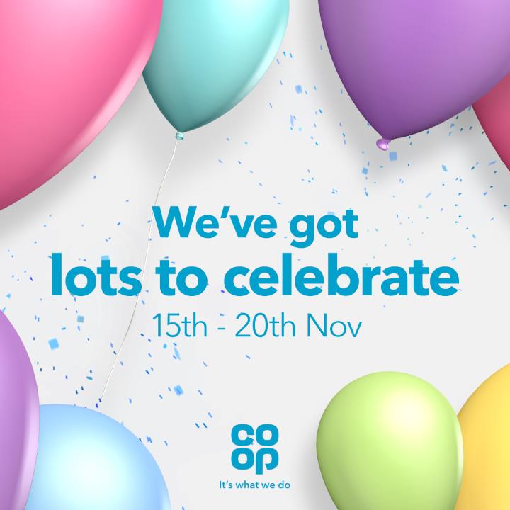 I'm excited for next week! <a href="/coopuk/">Co-op</a> are going to be celebrating the great work we're doing in communities 🎈 Get ready to celebrate! 👀 #ItsWhatWeDo