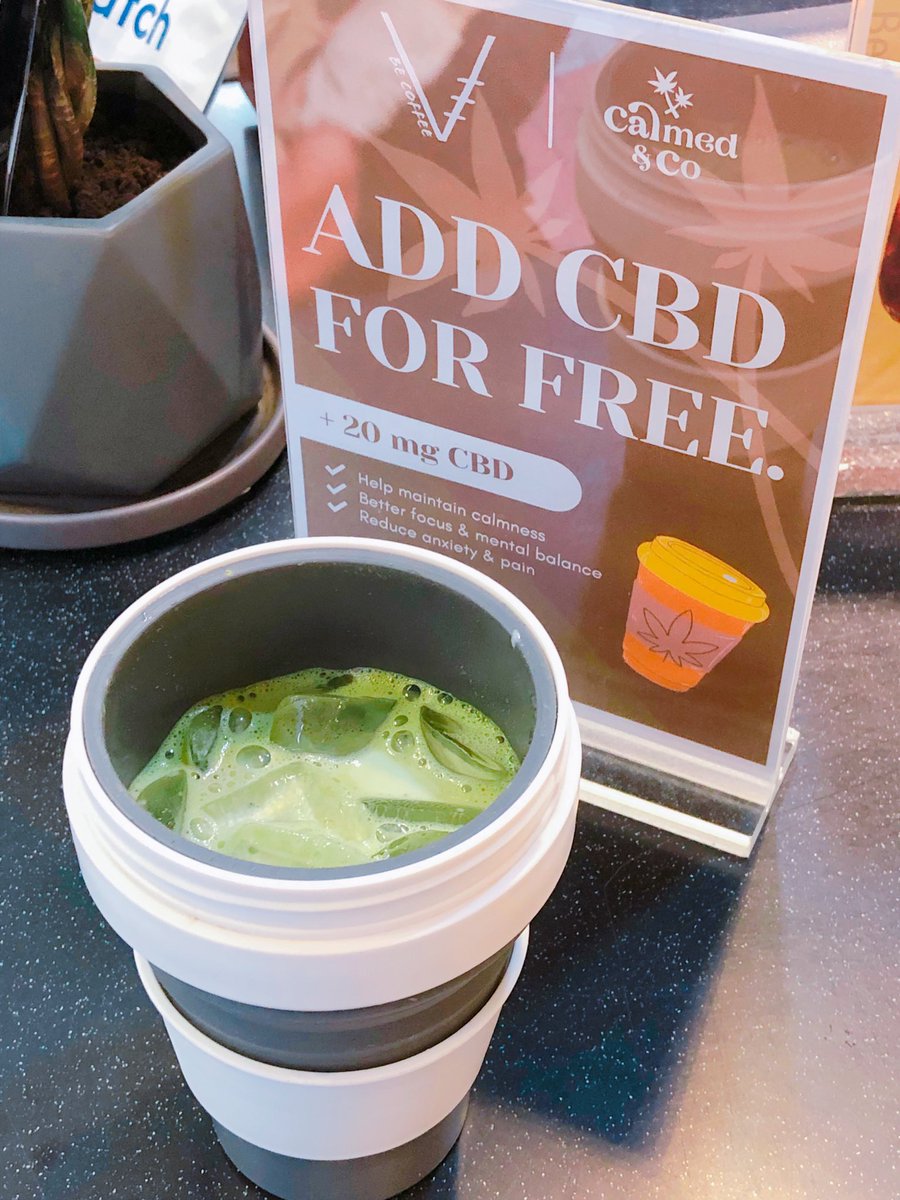 stripeboy's tweet photo. 我有試喝這一杯,並沒有感到意識迷糊。 #cbd #becoffee #stojo https://t.co/xJ471rNjhA