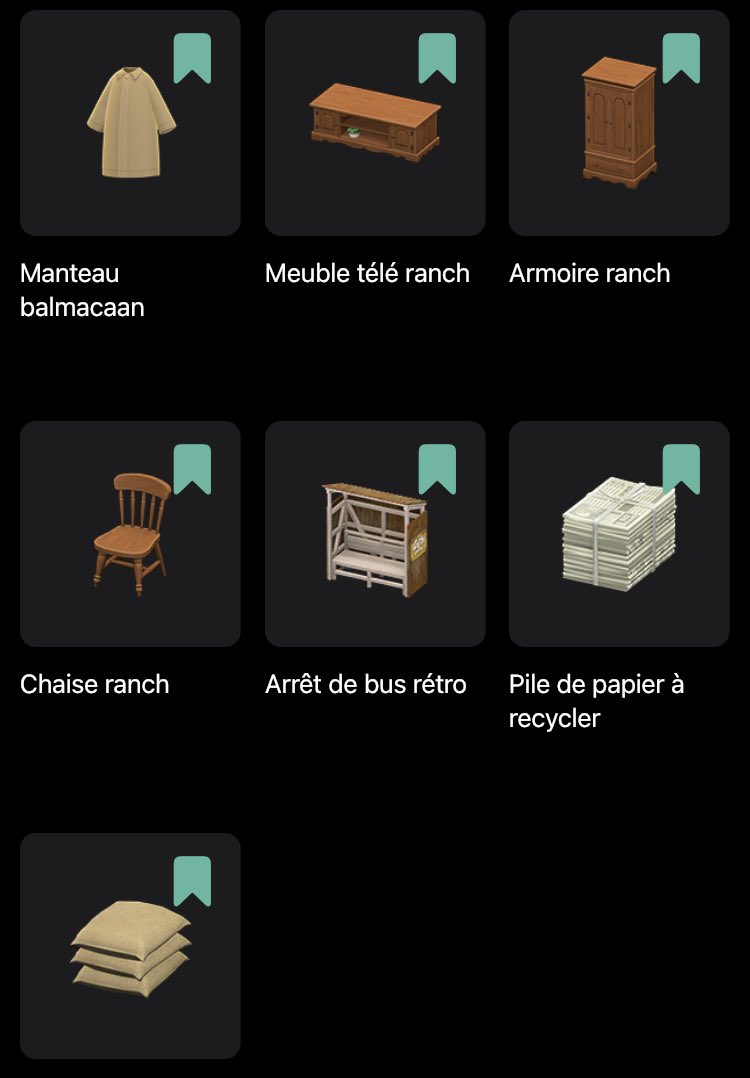 ShashaACNH's tweet photo. Hey Je recherche ces objets svp 🙏🏼
#ACNHEntraide #AnimalCrossing #acnh https://t.co/aqIDLAcpBu