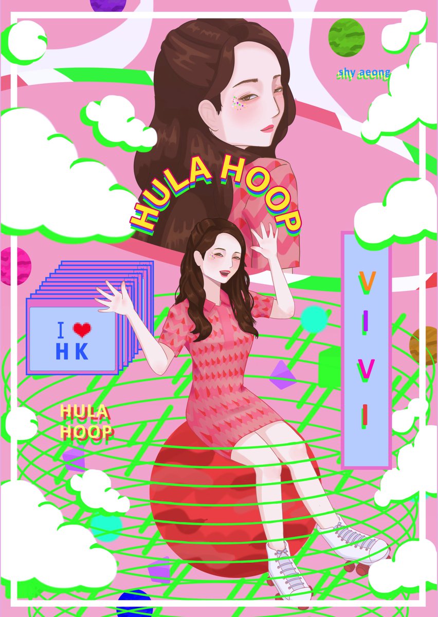 shyaeong's tweet photo. Like a hula hula hula hula hoop~
.
.
#loonafanart #loona_japan_debut https://t.co/k1Hr3VPjKQ