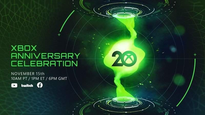 🎮XBOX 20th Anniversary Livestream is today!!🎮

📺Go to youtube.com/watch?v=hubGRU… to watch the livestream at 1pm EST/6PM GMT!📺

#XBOX20 #WeAreElite #HaloInfinite