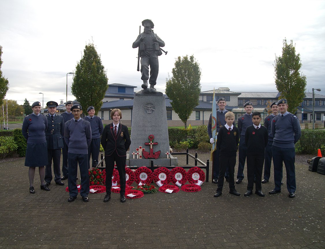 Yesterday #1756 were proud to be a part of the Broxburn &amp; Uphall  Remembrance Day Parade at Strathbrock Community Centre
<a href="/SESCOTWING/">South East Scotland Wing</a> 

#remembrance2021