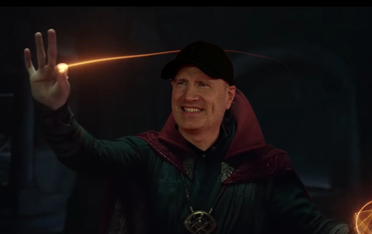 vr_mcu's tweet photo. Kevin Feige literally a week before :- 
The entire world is about to forget that Tobey and Andrew are in #SpiderManNoWayHometrailer https://t.co/wsQKH9vD62