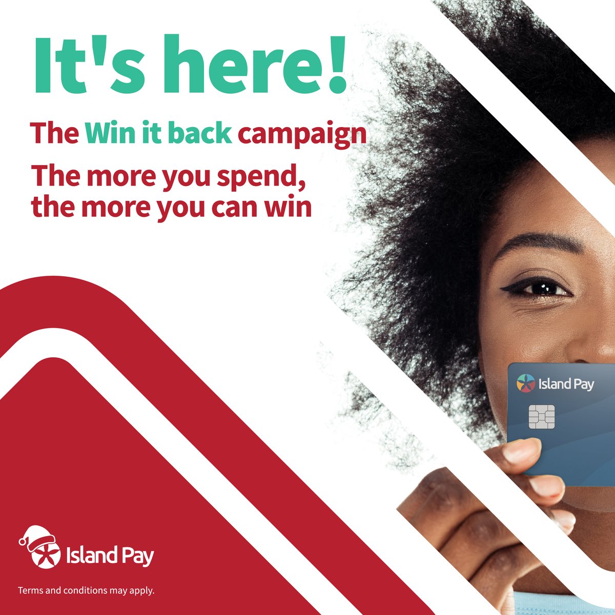 IslandPay's tweet photo. 50 Island Pay customers will win 100% cashback on all reloadable prepaid Mastercard® purchases between now and December 15th.

Learn more at https://t.co/h1S0jiFzZK

“Mastercard” and the Mastercard Symbol are registered trademarks of Mastercard International Incorporated. https://t.co/yugfyPUm8q
