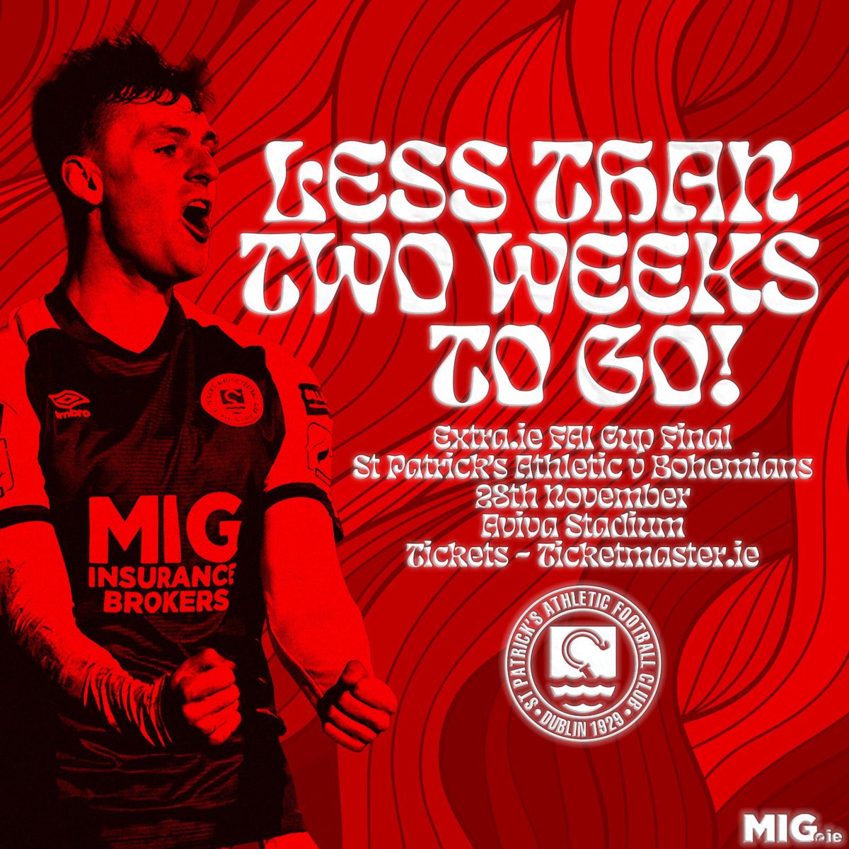 𝘾𝙐𝙋 𝙁𝙄𝙉𝘼𝙇 𝙏𝙄𝘾𝙆𝙀𝙏𝙎

18 of the St Pat’s blocks for the FAI Cup final have now sold out 🔥

🎫 Tickets are still available in St Pat’s blocks 301, 501-503, 528-529  

Get yours now, only on Ticketmaster ➡️ ticketmaster.ie/event/18005B5B…

#StPatsFC #Saints2021 #BeInOurNumber