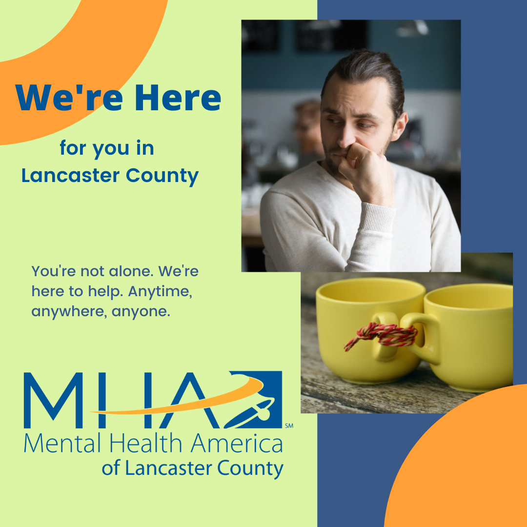 MHA of Lancaster County is here for you in Lancaster County.  You are not alone. Visit: mhalancaster.org to see how we can advocate, educate, and support you, a family member, or friend.  

#mentalhealth #lancasterpa #mhalancaster