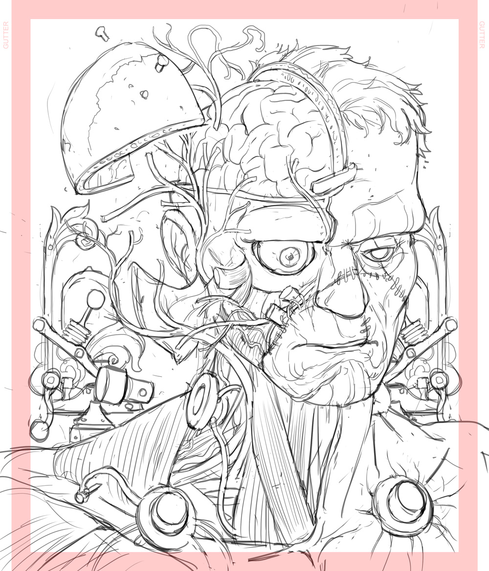 LiberumDonum's tweet photo. Some sketches for a horror coloring book. #HorrorArt #horror #monsterart #cosmichorror #lovecraft https://t.co/mNCuNDfaH9