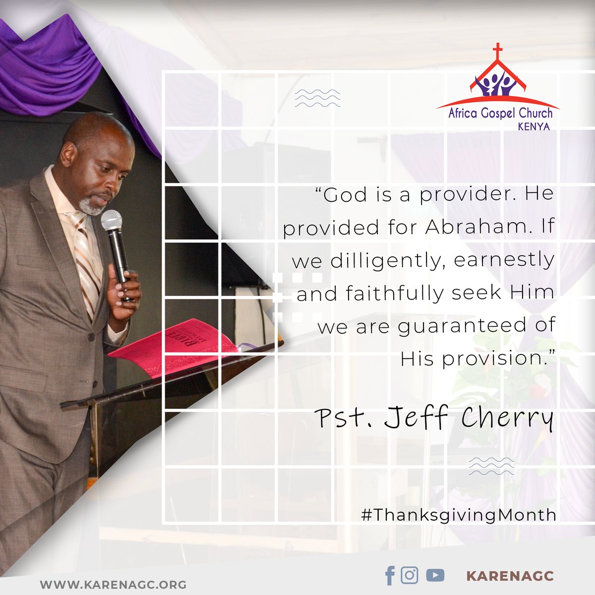 AgcKaren's tweet photo. God is a provider. He provided for Abraham. If we dilligently, earnestly and faithfully seek Him we are guaranteed of His provision.

#Thanksgiving 
#ThanksgivingMonth https://t.co/1rYcJqtT0M