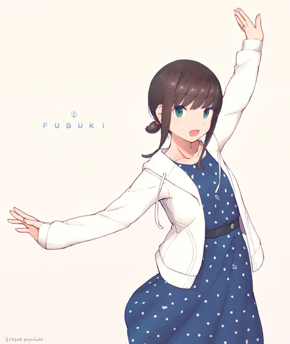 最近描いた吹雪絵で気に入ってるのはこのあたり 