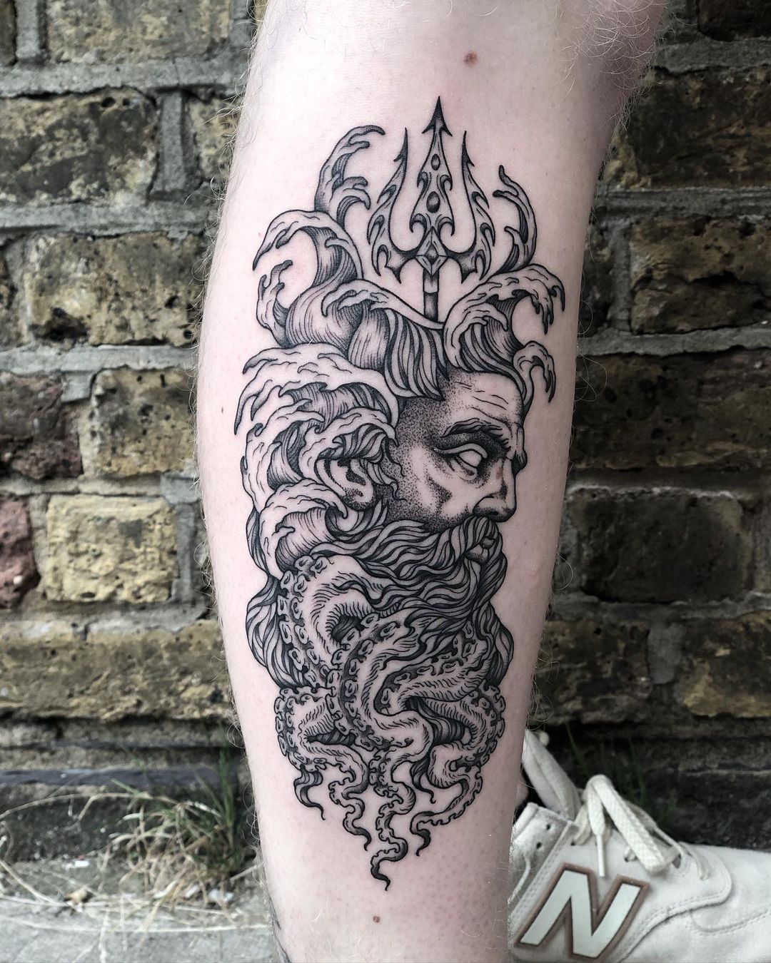 Poseidon tattoo by Michael Taguet  Photo 16211