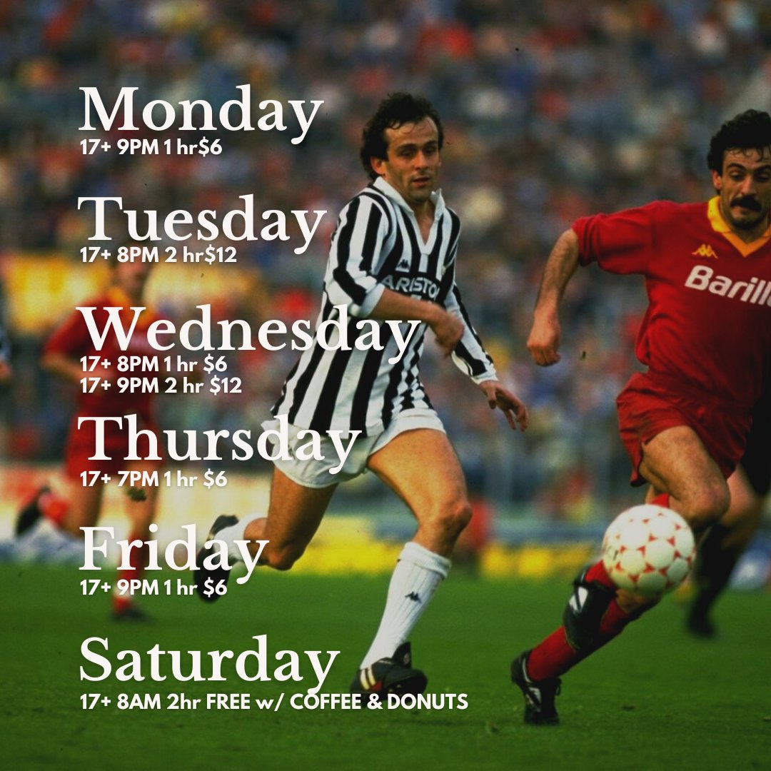 NinthStreetMPLS's tweet photo. A full slate of pickup this week! Come play 6 days a week. Sign up on now on the Open Sports app or the link in our bio.
#ninthstreetmpls #soccerforthepeople #playpickup #soccer #minneapolis #mnufc #futbol #twincities #mpls #captureminneapolis #supportlocalsoccer #5aside https://t.co/fTbCs6ctQm