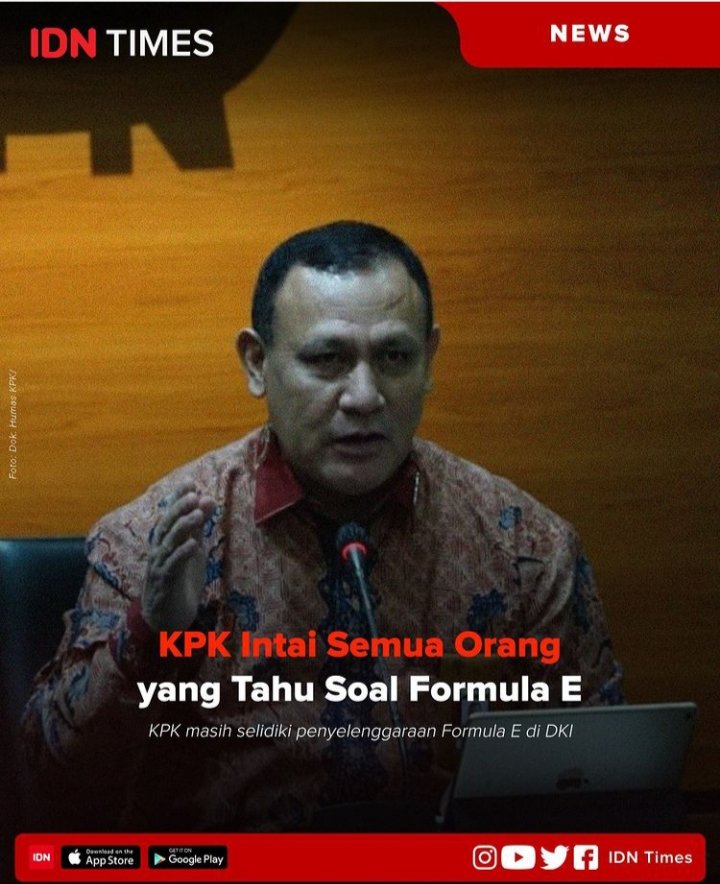 Tak perlu ribetlah <a href="/KPK_RI/">KPK</a> , tinggal start aja dr peserta jamuan makan malam, para penentang interpelasi yg ngakunya wakil rakyat itu. Panggil satu per satu dan ajak ngopi aja dulu oleh penyidik <a href="/KPK_RI/">KPK</a> .. gitu lho...
-
-