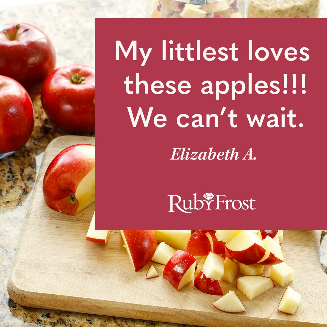 RubyFrostApple's tweet image. From the youngest to the oldest, RubyFrost apples are sure to be a favorite. ow.ly/foo450GBgrH
#RubyFrostApples #AppleSeason #PrettyDelicious