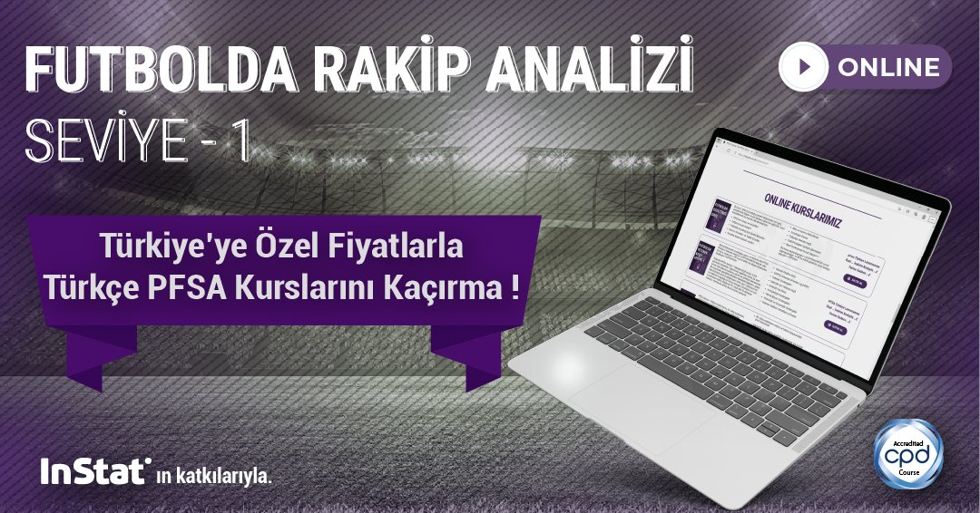 ⚽️ Premier Lig seviyesinde çalışan profesyonel bir ekip tarafından takım analizi eğitimi üzerine hazırlanan muhteşem bir kurs, şimdi Türkçe olarak hizmetinizde!

🇹🇷 ₺ olarak sabitlenen Türkiye'ye özel indirimli fiyatlarla hemen kaydolmak için 👇

🔗 bit.ly/pfsatr