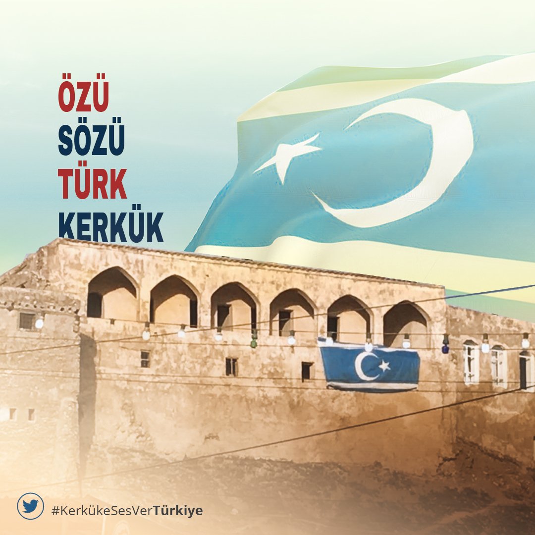Kadim Türkmen yurdu Kerkük, 25 Kasım'da Bağdat yönetiminden alınıp Peşmerge idaresine verilecek. 

Kerkük soysuz peşmergenin insafına terk edilemez.

Kerkük Türk'tür, Türk kalacak!

#KerkükeSesVerTürkiye