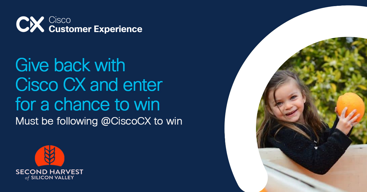 CiscoCX's tweet image. Last week, @Cisco participated in a 48-Hour Virtual Race to End Hunger with @2ndharvest. 🎉

To keep the momentum going, Cisco CX will be donating $5 for every retweet of this post!  cs.co/6015JeGDL 

#2ndharvest #CiscoCXGivesBack #Sweepstakes