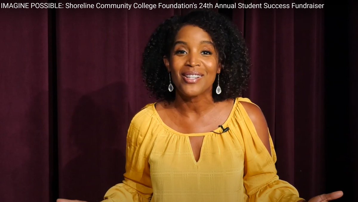 Our versatile Angela Poe Russell was the emcee for Shoreline Community College Foundation’s 24th annual Student Success Fundraiser: Imagine Possible. shoreline.edu/?utm_campaign=…