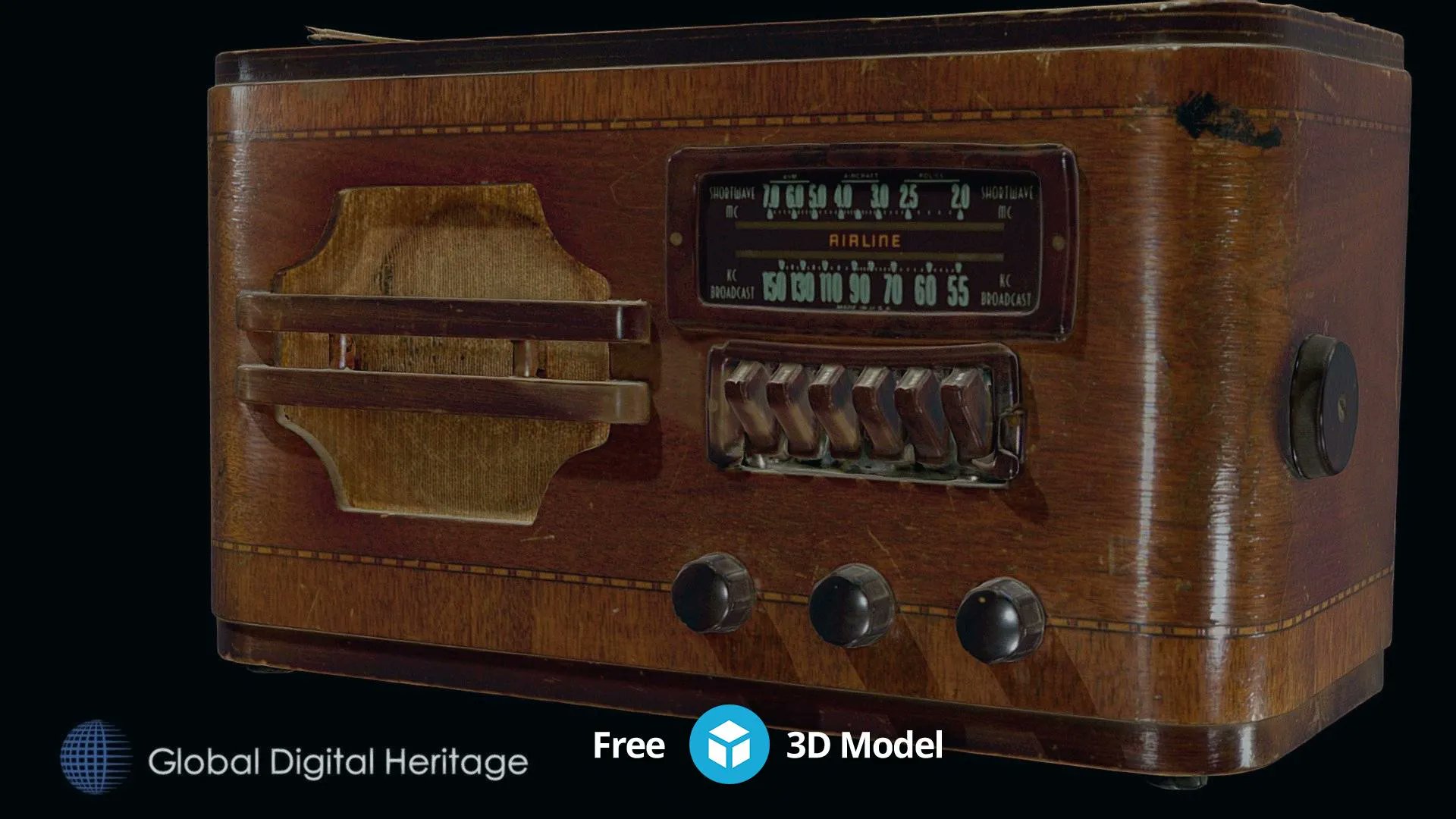 Sketchfab on Twitter: "Free #creativecommons 3D model download: 'Vintage  Montgomery Ward & Co. Airline Radio' by GlobalDigitalHeritage 👉  https://t.co/TfGwg2pgFT #3D https://t.co/SX2JH7o94J" / Twitter