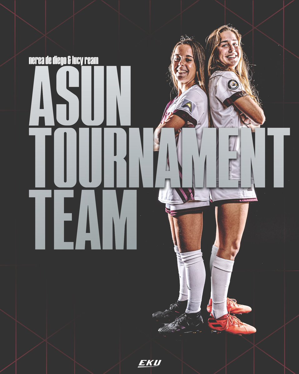 EKUWSOC's tweet photo. Some postseason awards for two of our freshmen! 

Congrats @nereadediegoo and @lucy_ream! https://t.co/MYWLWv5g3d