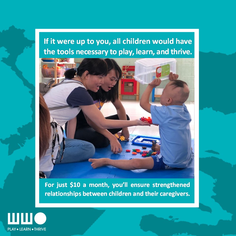 wworphans's tweet photo. Join Team WWO to help ensure children are seen, connected to their community, and protected all year long. To become a monthly donor, visit: https://t.co/YkebMG9CWy. #GetToKnowWWO #Bulgaria #Ethiopia #Haiti #Vietnam #raisethebar https://t.co/9SZQ4iQWG6