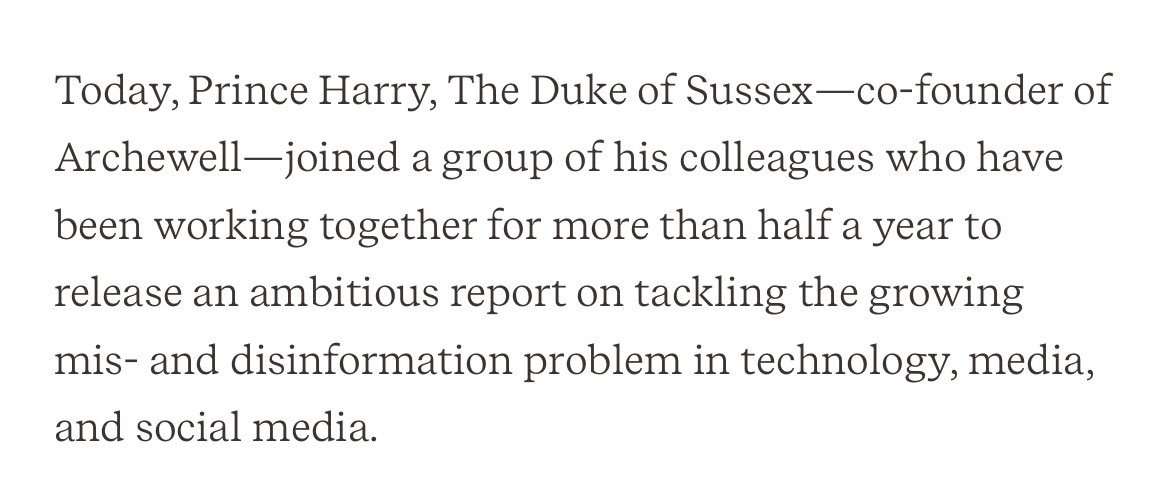 ❤️ this!! 

Prince Harry, The Duke of Sussex—co-founder of Archewell—joined a group of his colleagues who have been working together for more than half a year. 
#PrinceHarry #AspenInfoCommission