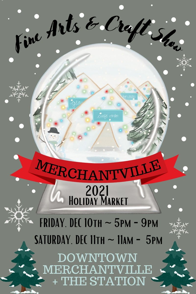 A new Merchantville Tradition in the making! Don't miss the Holiday Market Dec. 10 &amp; 11! Crafters, artists, music, ice carvings and MORE! Follow along for updates, facebook.com/events/2977135… #merchantville #shopmerchantville #shopsmall #shoplocal