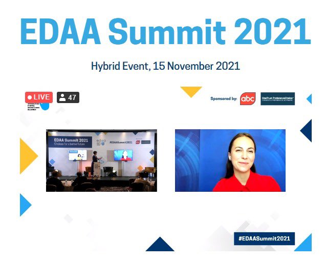 EvaMaydell's tweet photo. The #DigitalServicesAct is not the last piece of digital legislation and we should not treat it in this way. 

Rather than trying to make headlines, we should aim for feasible, proportionate and effective measures. 

🎥 @EDAATweets Annual Summit today ⤵️ https://t.co/SRB93k8cJj